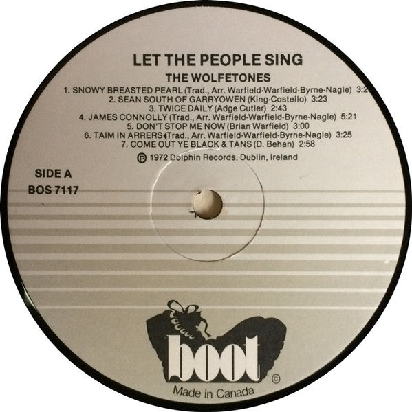 The Wolfe Tones : Let The People Sing (LP, Album)