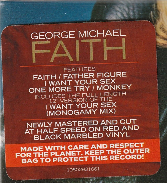 George Michael : Faith (2xLP, Album, Ltd, RE, RM, Red)