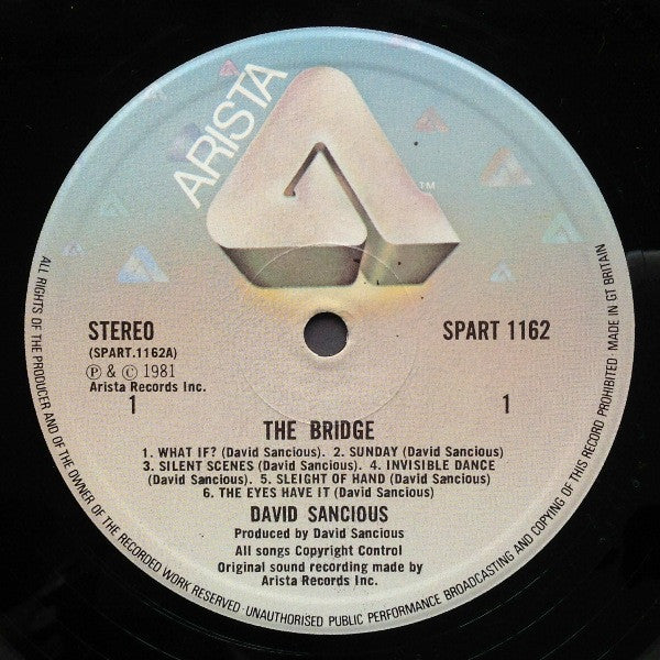 David Sancious : The Bridge (LP, Album)