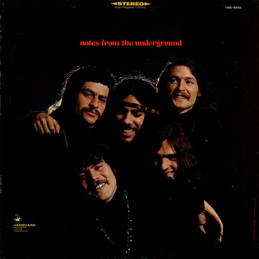 Notes From The Underground : Notes From The Underground (LP, Album)