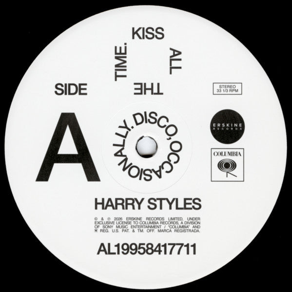 Harry Styles : Kiss All The Time. Disco, Occasionally. (LP, Album)