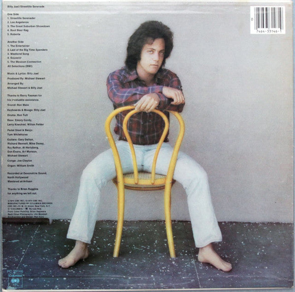 Billy Joel : Streetlife Serenade (LP, Album, RE, Pit)