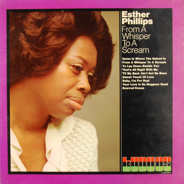 Esther Phillips : From A Whisper To A Scream (LP, Album, San)