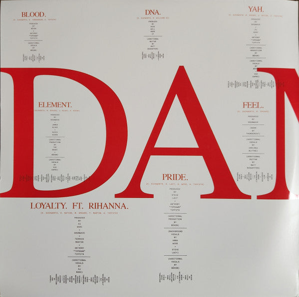 Kendrick Lamar : Damn. (2xLP, Album, RE, RP)