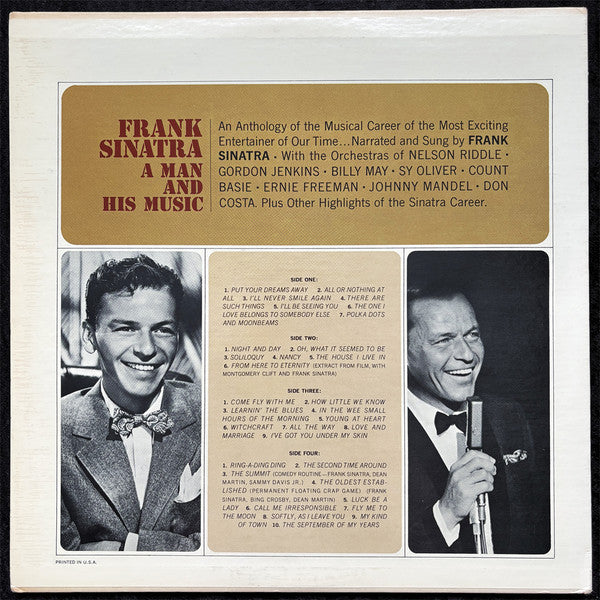 Frank Sinatra : A Man And His Music (2xLP, Album, Pit)