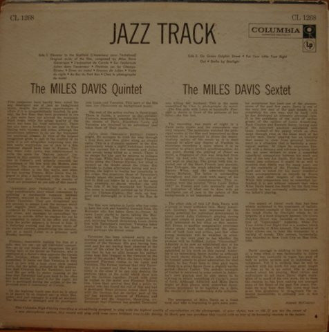 Miles Davis : Jazz Track (LP, Mono)