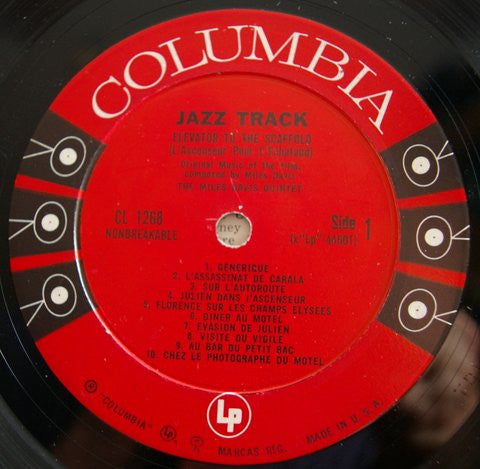 Miles Davis : Jazz Track (LP, Mono)