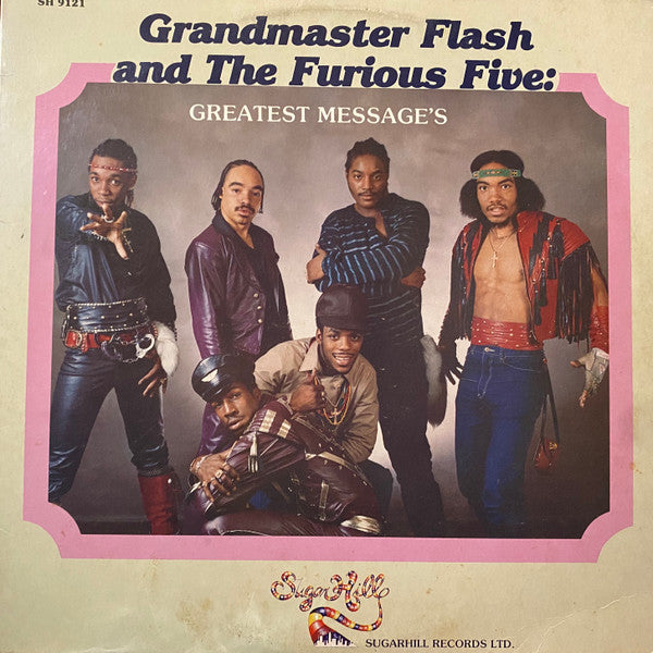 Grandmaster Flash And The Furious Five* : Greatest Messages (LP, Comp, Glo)