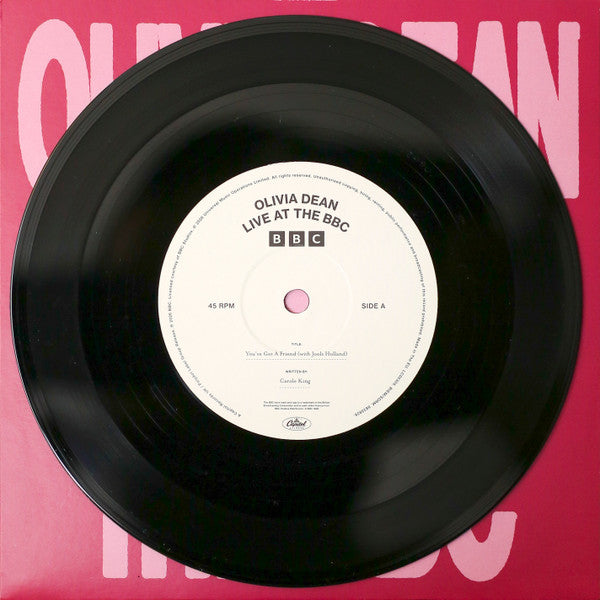 Olivia Dean : Live At The BBC (7", RSD, Ltd)