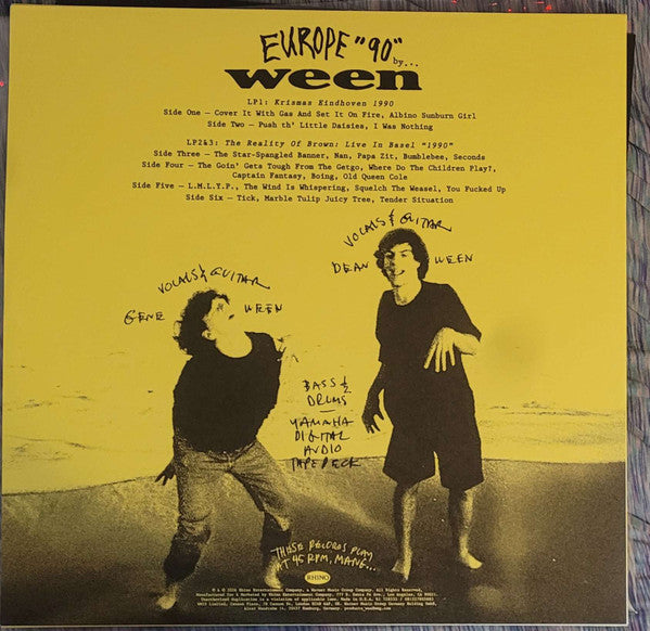 Ween : Europe "90" (3x12", Album, RSD, Ltd)