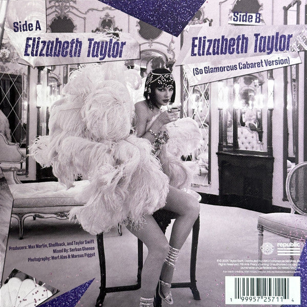 Taylor Swift : Elizabeth Taylor (7", RSD, Single, Vio)