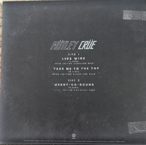 Mötley Crüe : Live Wire (12", EP, Ltd, Promo, RE, RSD)