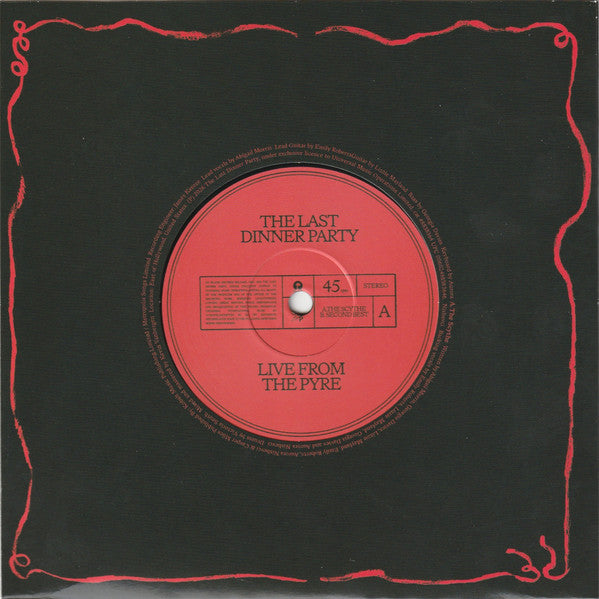 The Last Dinner Party : Live From The Pyre (Performed And Written By 2025) (7", RSD, Single, Ltd)