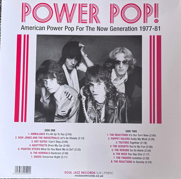 Various : Power Pop! (American Power Pop For The Now Generation 1977-81) (LP, Album, RSD, Comp, Ltd, Red)