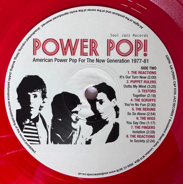 Various : Power Pop! (American Power Pop For The Now Generation 1977-81) (LP, Album, RSD, Comp, Ltd, Red)