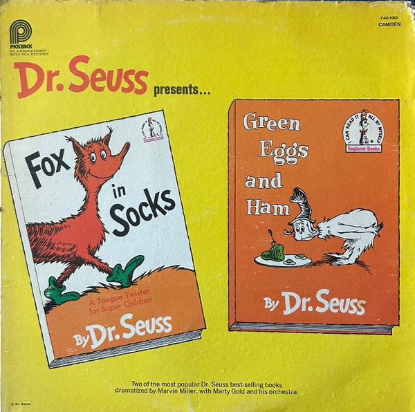 Dr. Seuss : Fox In Socks / Green Eggs And Ham (LP, RE, Kee)