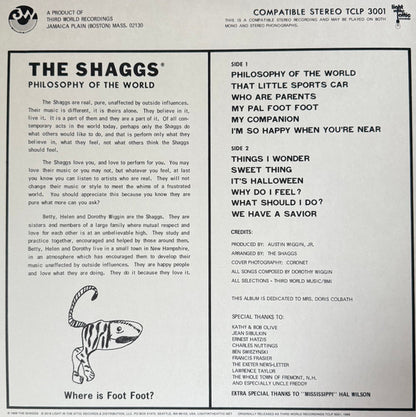 The Shaggs : Philosophy Of The World (LP, Album, RP, Yel)