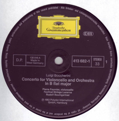 Vivaldi*, Boccherini*, Tartini* : The Baroque Cello - Concertos By Vivaldi • Boccherini & Tartini (LP, Comp)