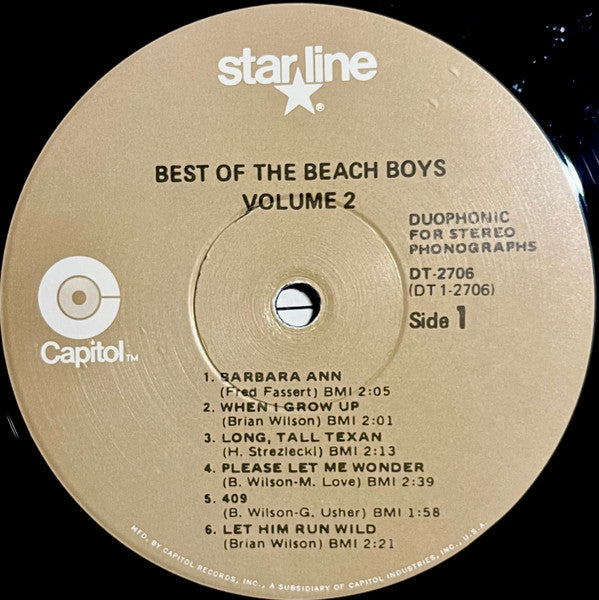 The Beach Boys : Best Of The Beach Boys, Vol. 2 (LP, Comp, RE, Duo)
