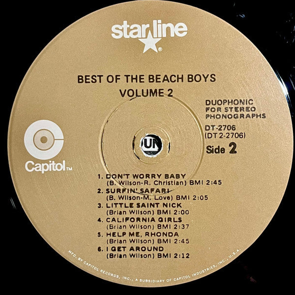 The Beach Boys : Best Of The Beach Boys, Vol. 2 (LP, Comp, RE, Duo)
