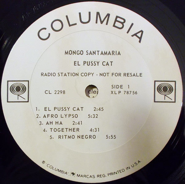 Mongo Santamaria : El Pussy Cat (LP, Mono, Promo)