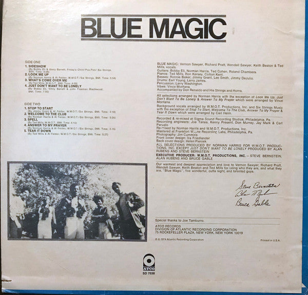 Blue Magic : Blue Magic (LP, Album, RI )