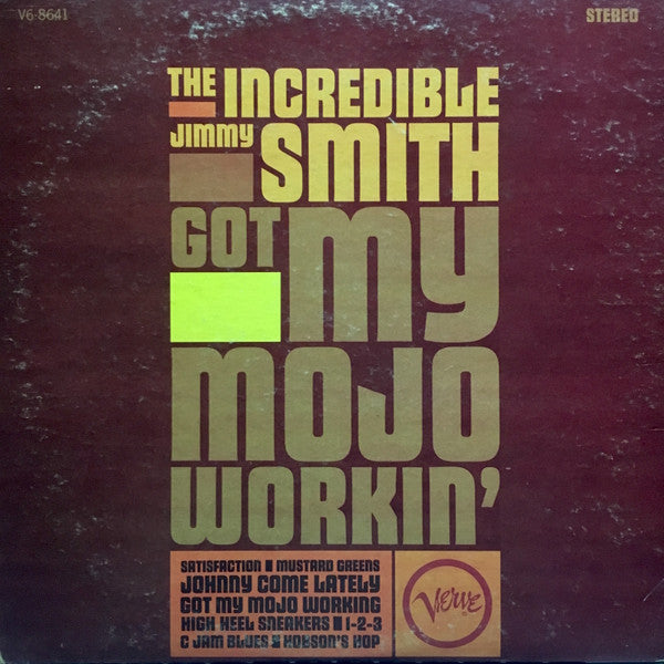 Jimmy Smith : Got My Mojo Workin' (LP, Album, MGM)