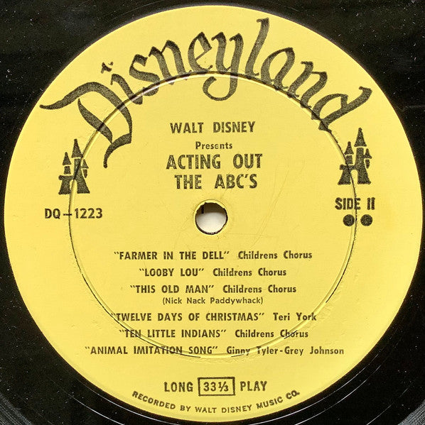 Various : Acting Out the ABC's (LP, Album, RP)