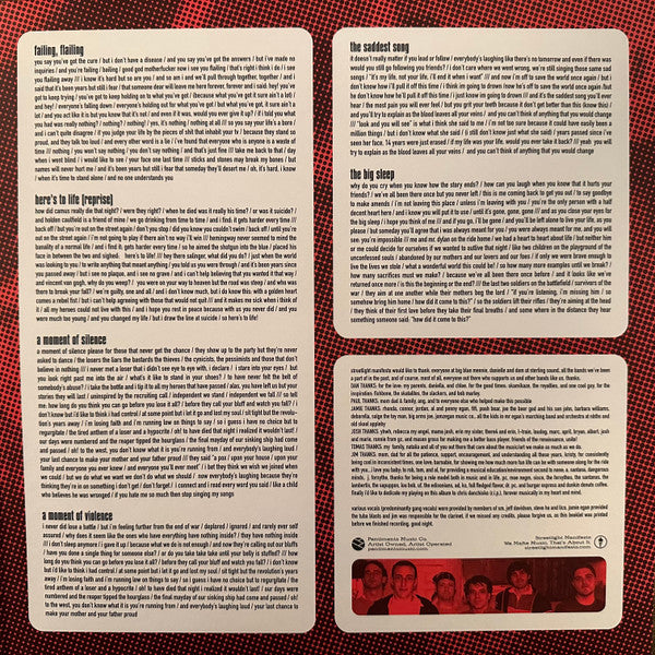 Streetlight Manifesto : Everything Goes Numb (2xLP, Album, Ltd, RE, Tra)