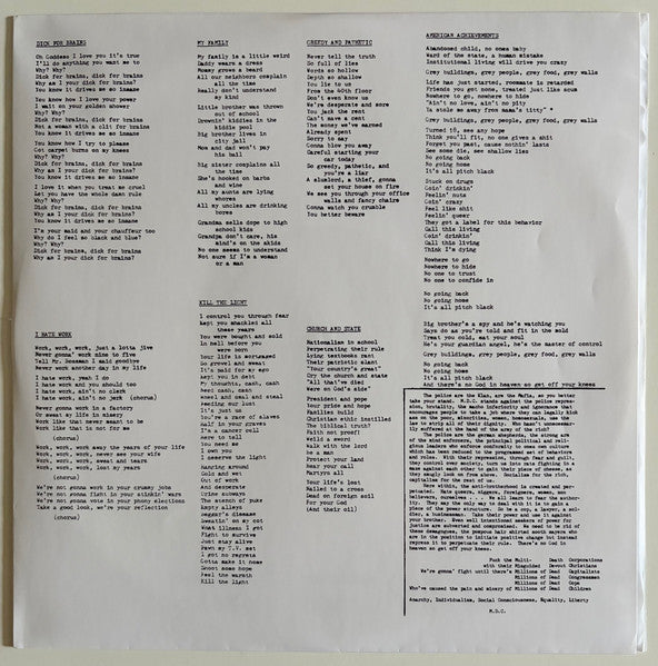 MDC (2) : Millions Of Dead Cops (LP, Album, Ltd, RM, whi)