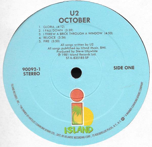 U2 : October (LP, Album, RE, Spe)