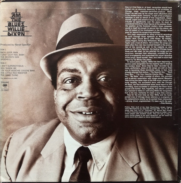 Willie Dixon : I Am The Blues (LP, Album, "36)