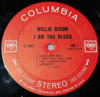 Willie Dixon : I Am The Blues (LP, Album, "36)