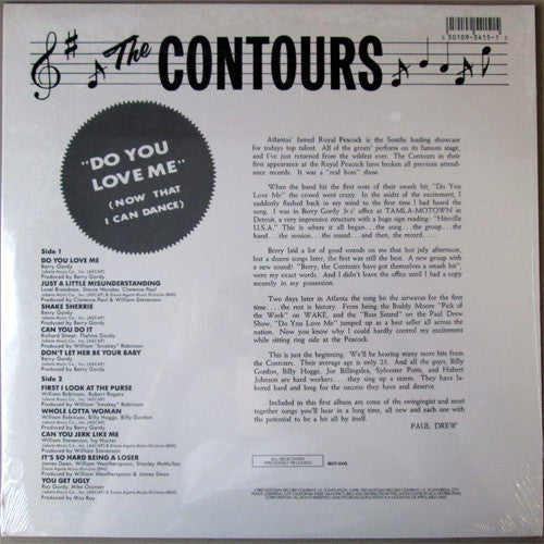 The Contours : Do You Love Me (Now That I Can Dance) (LP, Comp, RE)