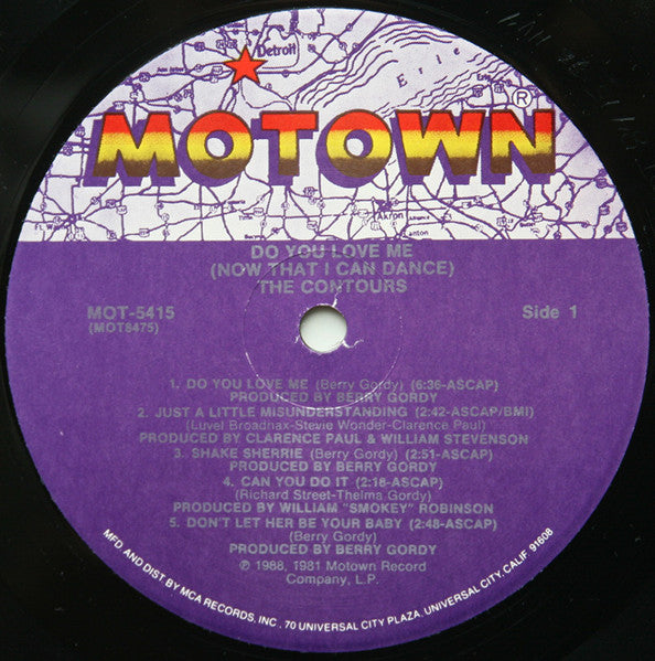 The Contours : Do You Love Me (Now That I Can Dance) (LP, Comp, RE)