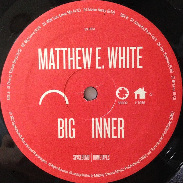 Matthew E. White : Big Inner (LP, Album, Ltd, Num)