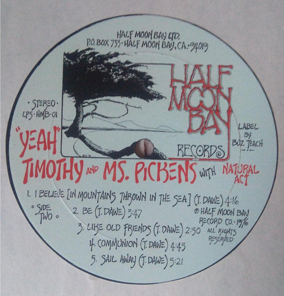 Timothy* And Ms. Pickens* With Natural Act : Yeah! (LP, Album)