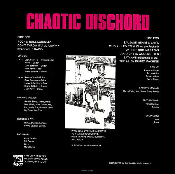 Chaotic Dischord : Don't Throw It All Away (12")