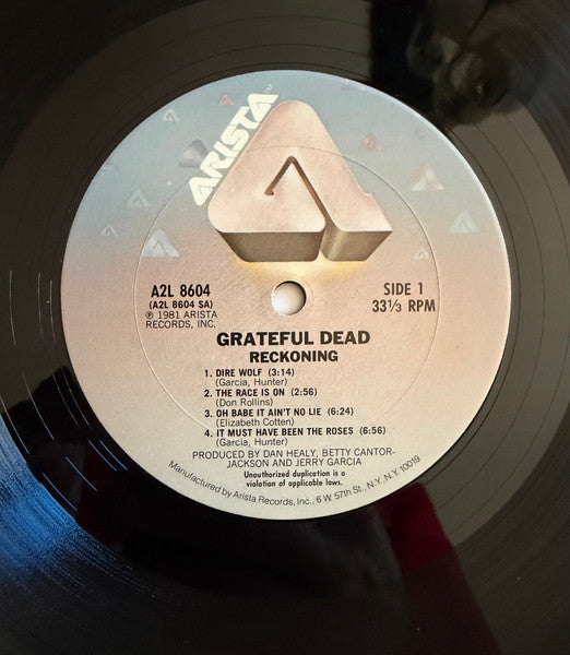 Grateful Dead* : Reckoning (2xLP, Album, Pit)