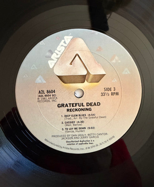 Grateful Dead* : Reckoning (2xLP, Album, Pit)
