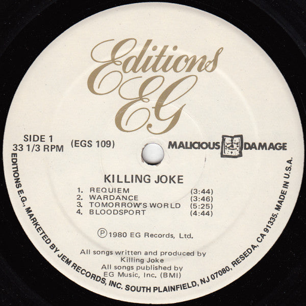 Killing Joke : Killing Joke (LP, Album)