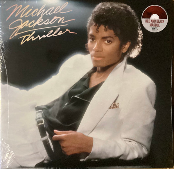 Michael Jackson : Thriller (LP, Album, RE, Red)
