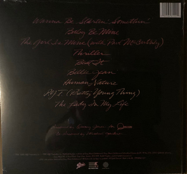 Michael Jackson : Thriller (LP, Album, RE, Red)