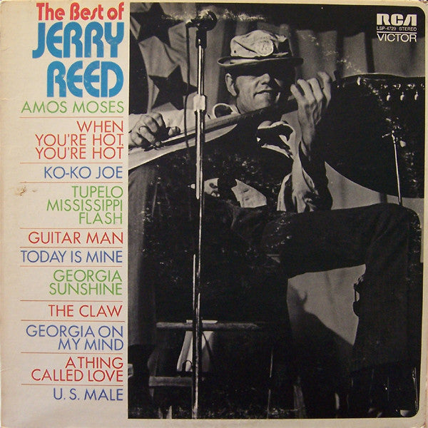 Jerry Reed : The Best Of Jerry Reed (LP, Comp, RE, Ind)
