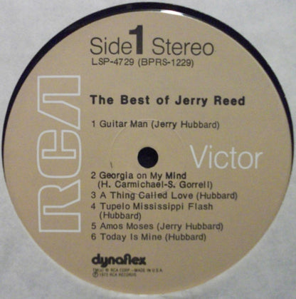 Jerry Reed : The Best Of Jerry Reed (LP, Comp, RE, Ind)