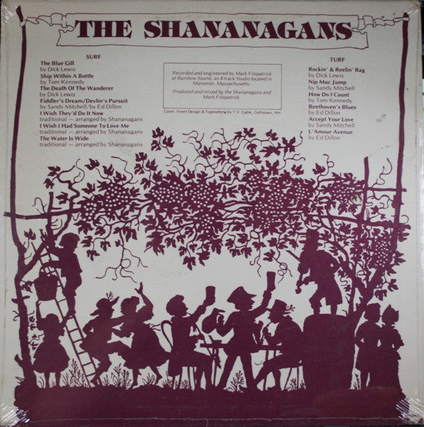 The Shananagans : Surf And Turf (LP, Album)
