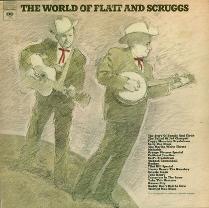 Flatt And Scruggs* : The World Of Flatt And Scruggs (2xLP, Album, Comp, Pit)