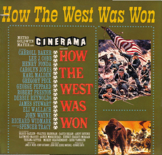 Alfred Newman, Debbie Reynolds, Ken Darby : How The West Was Won, Original Soundtrack (LP, Album, RE)