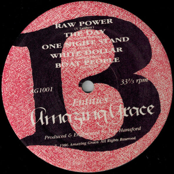 Amazing Grace (4) : Entities (LP, Album)