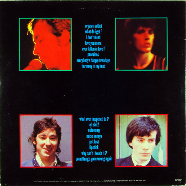 Buzzcocks : Singles Going Steady (LP, Comp)